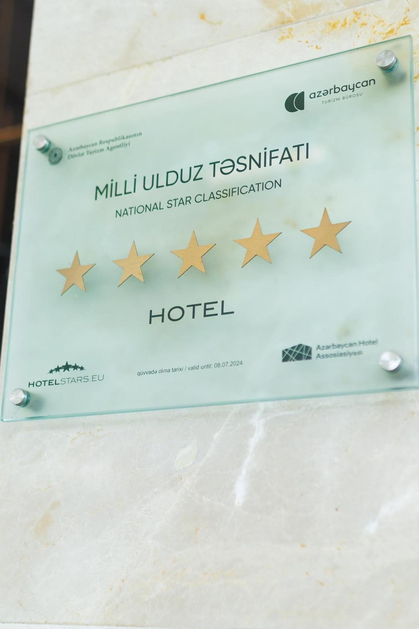 Ayan Palace Hotel Tovuz Exterior foto